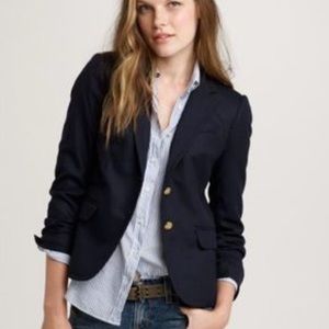 JCrew Navy Schoolboy blazer New! Size 0